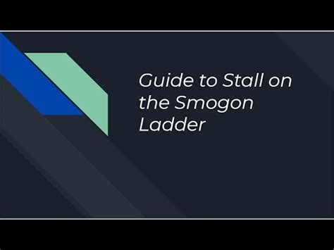 stall ability smogon|A Guide to Stall on the Smogon Ladder! .